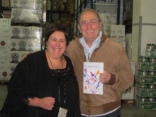 In azienda di Somma cash and carry a Sant'Agnello  con Angie Cafiero e Giuseppe Somma