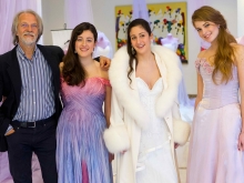 Jasha Atelier modelle Aurora Esposito Marina Sessa Tina Pollio con il fotografo Gianfranco Capodilupo