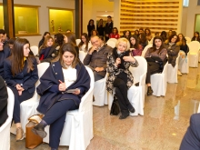 La docente dell'Istituto Alberghiero di Vico Equense Marinella Criscuolo e la presidente della Cyprea Cecilia Coppola 