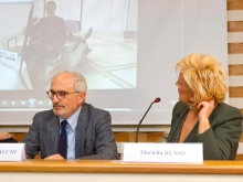 il giornalista Antonino Siniscalchi con Mariella Russo Albergatrice