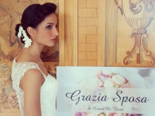 Claudia Attianese modella per Grazia Sposa Atelier