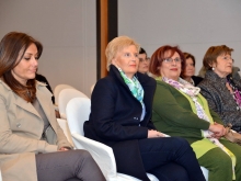 Clara Accardi con Maria Teresa De Angelis e Lucia Cilento